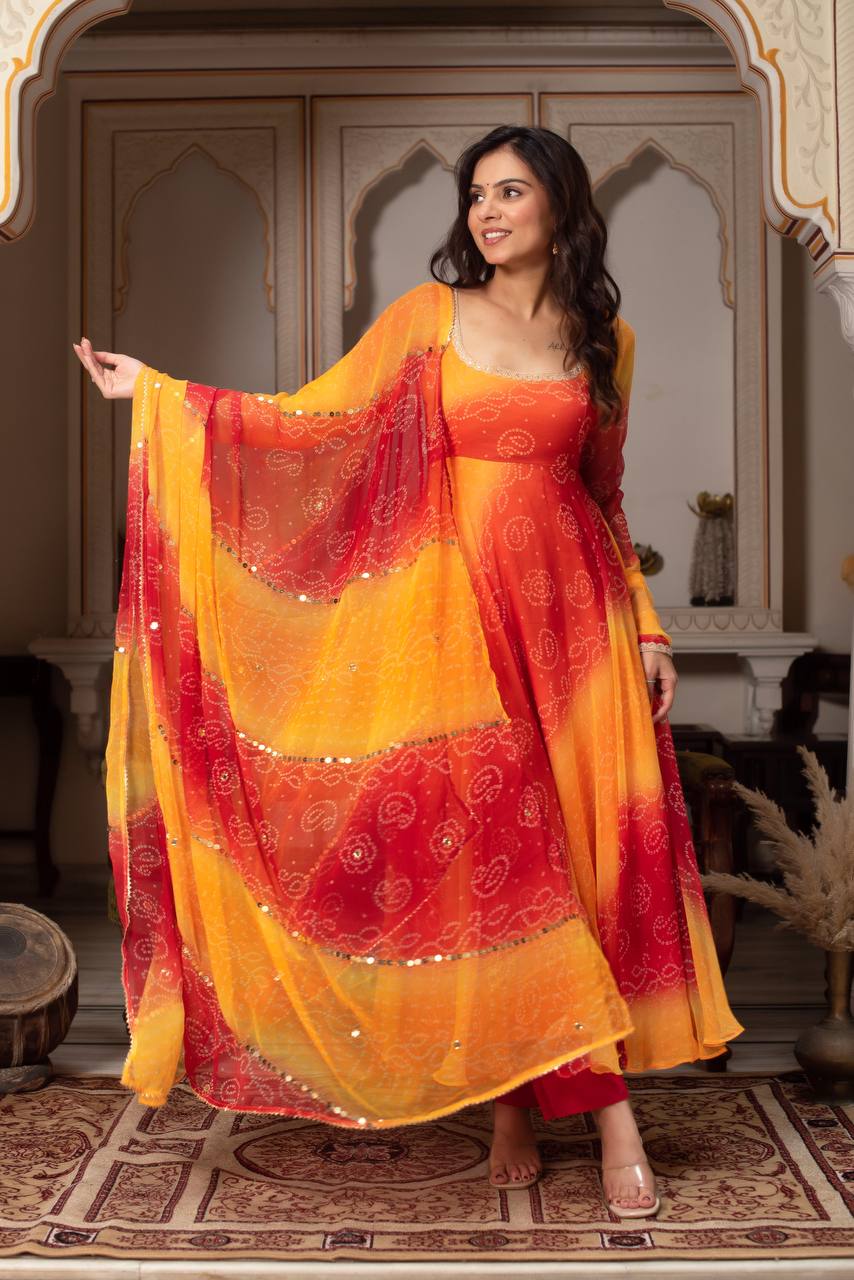 Georgette Anarkali Suit For Women | Festive & Reception Wear Suit