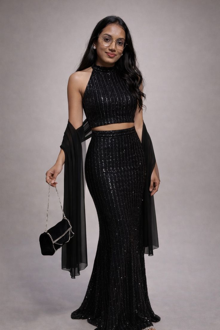 Glamorous Black Party Wear Fish Cut Lehenga For Women