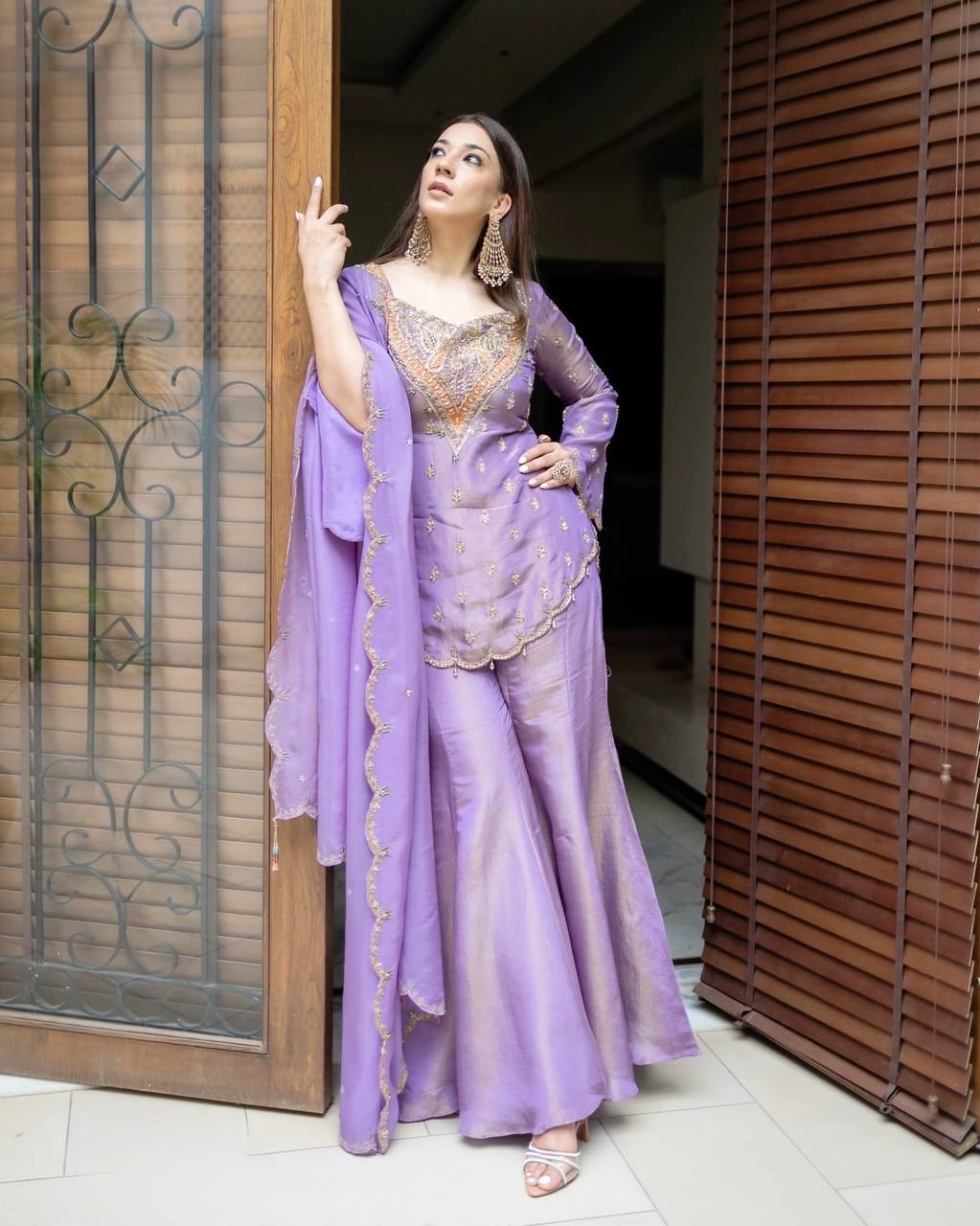Wedding Guest Sharara Set for Women