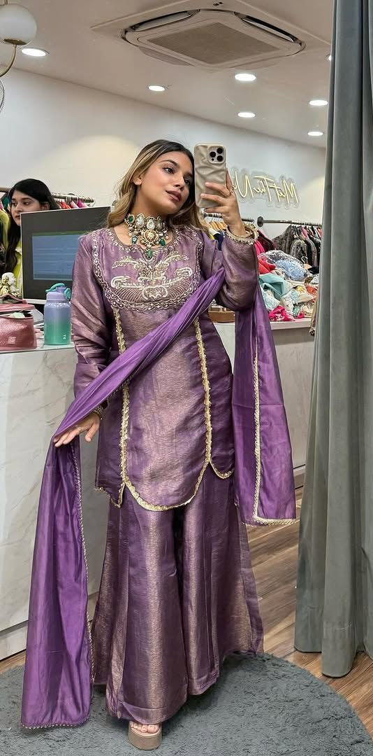 Pakistani Style Sharara Set for Women | Wedding & Party Wear