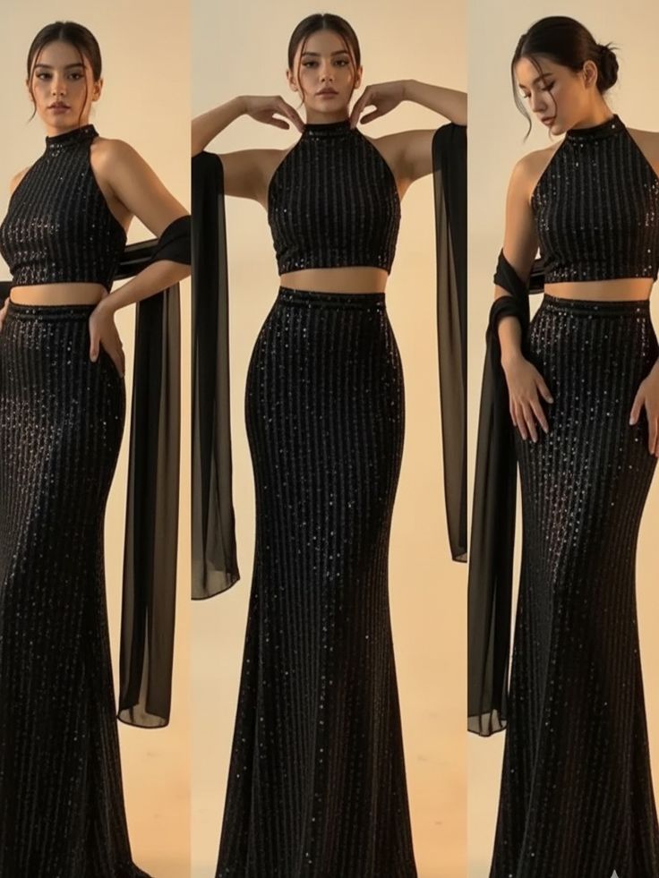 Glamorous Black Party Wear Fish Cut Lehenga For Women