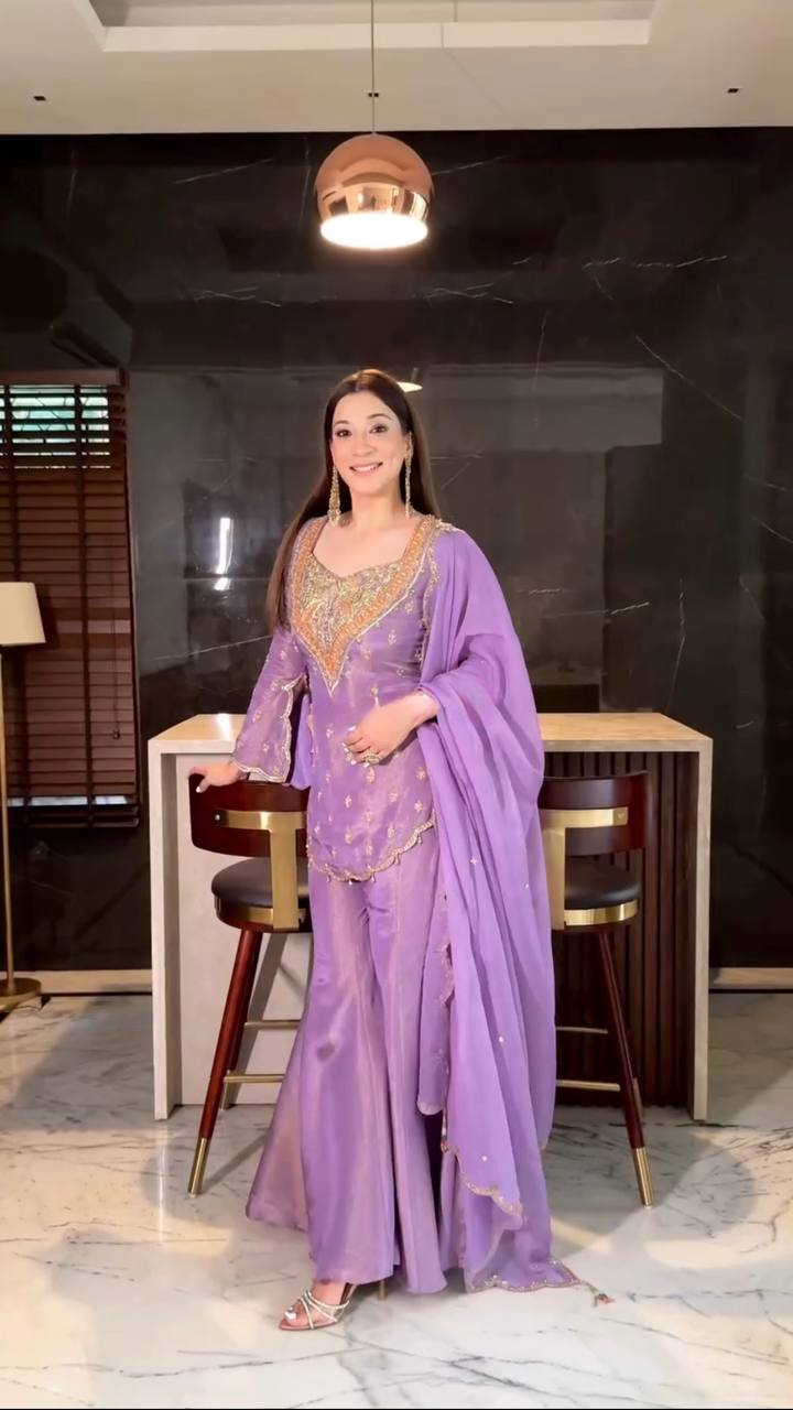 Wedding Guest Sharara Set for Women