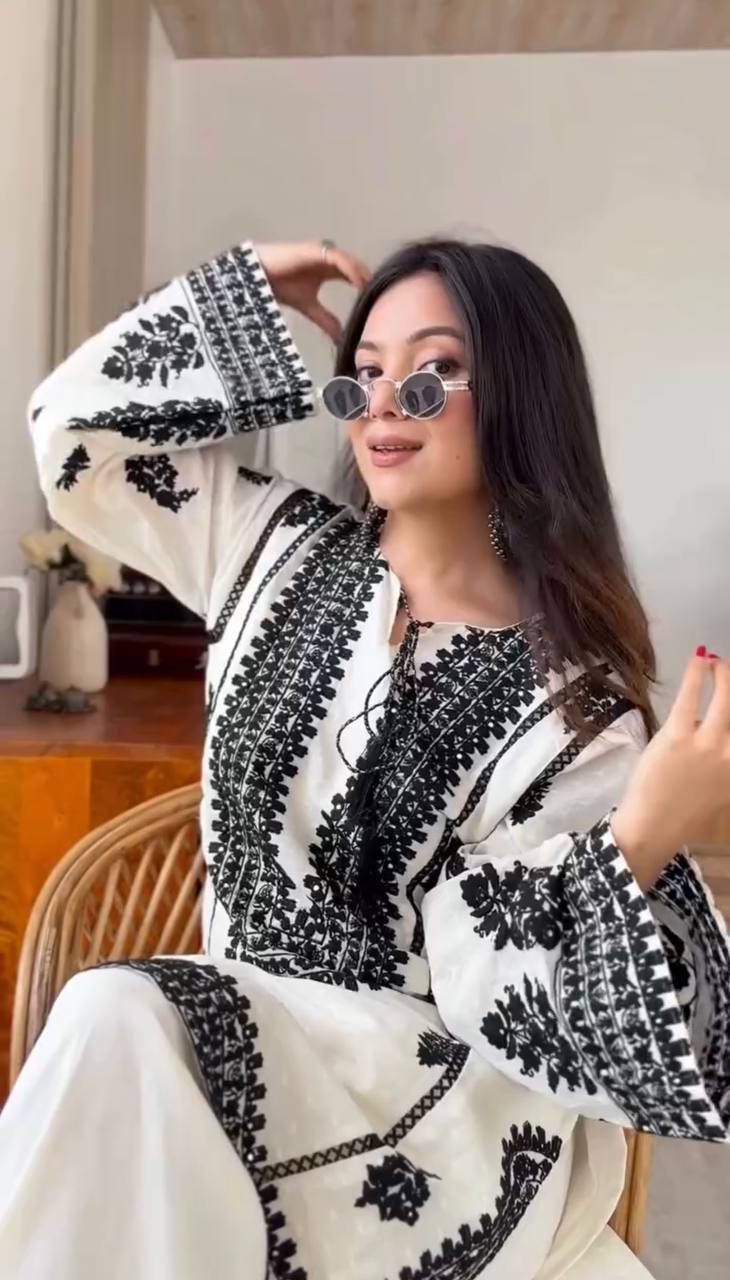 Casual Party Wear Co-Ord Sharara Set For Women