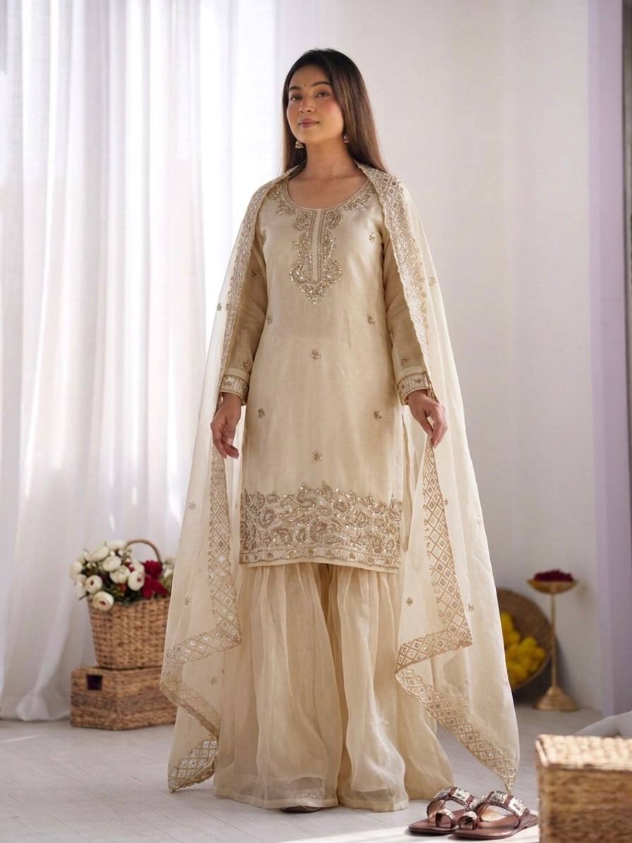 Radiant Colors for Every Occasion | Sharara Set For Women