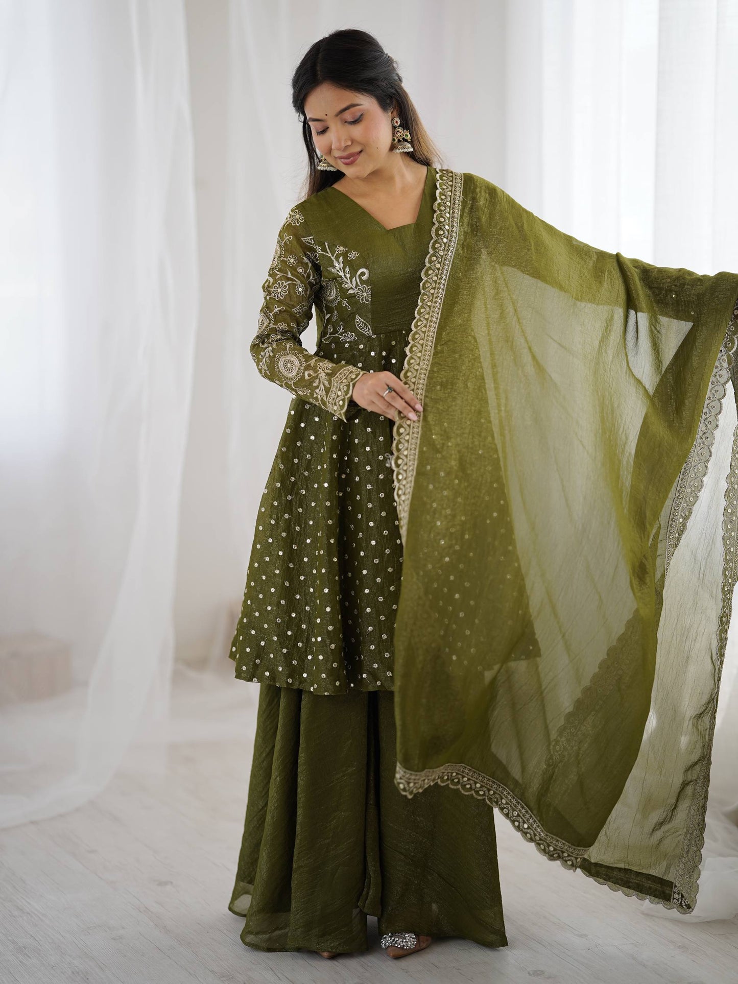Vibrant Traditional Outfits for Modern Women | Sharara Set For Women