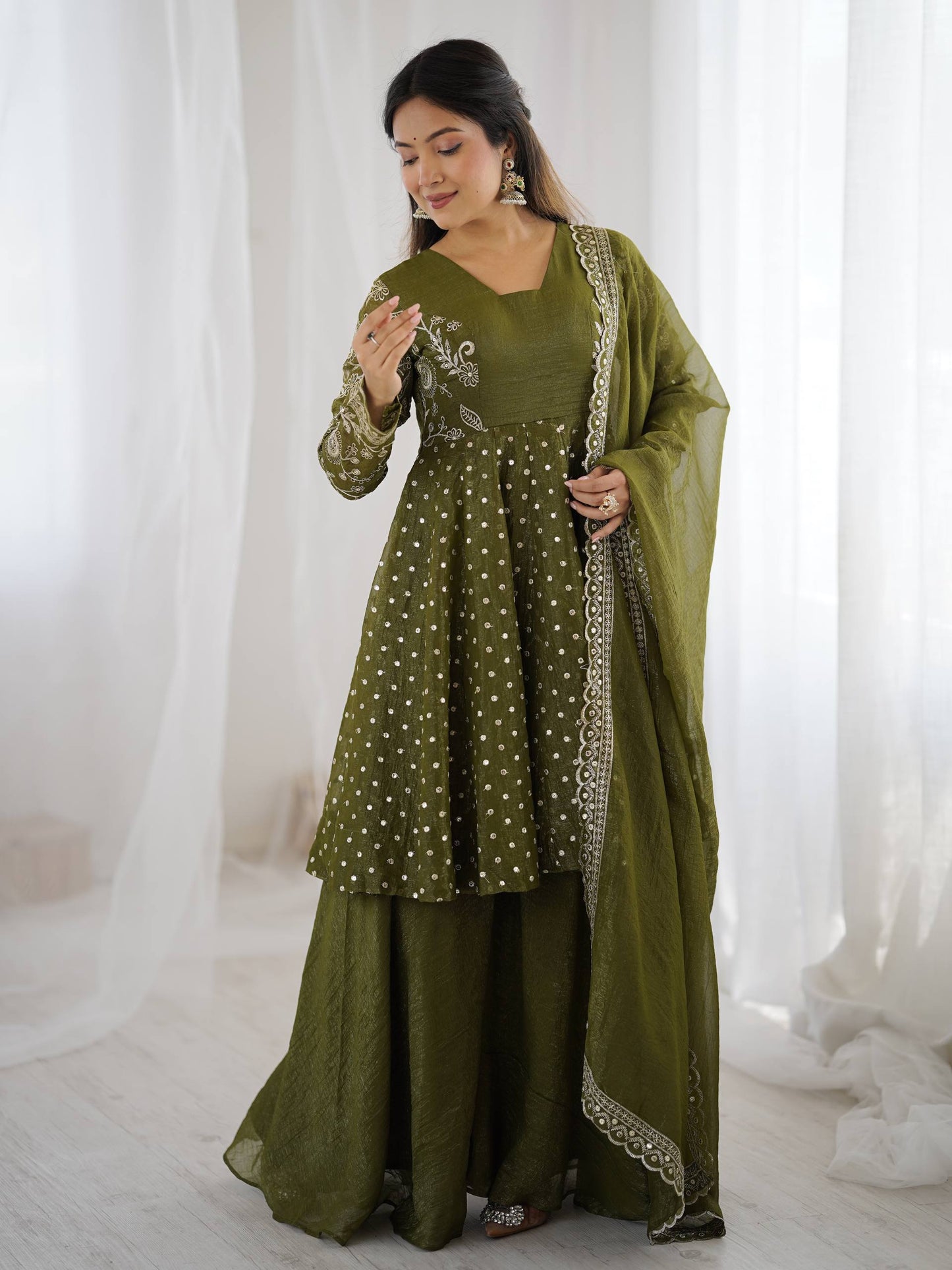 Vibrant Traditional Outfits for Modern Women | Sharara Set For Women