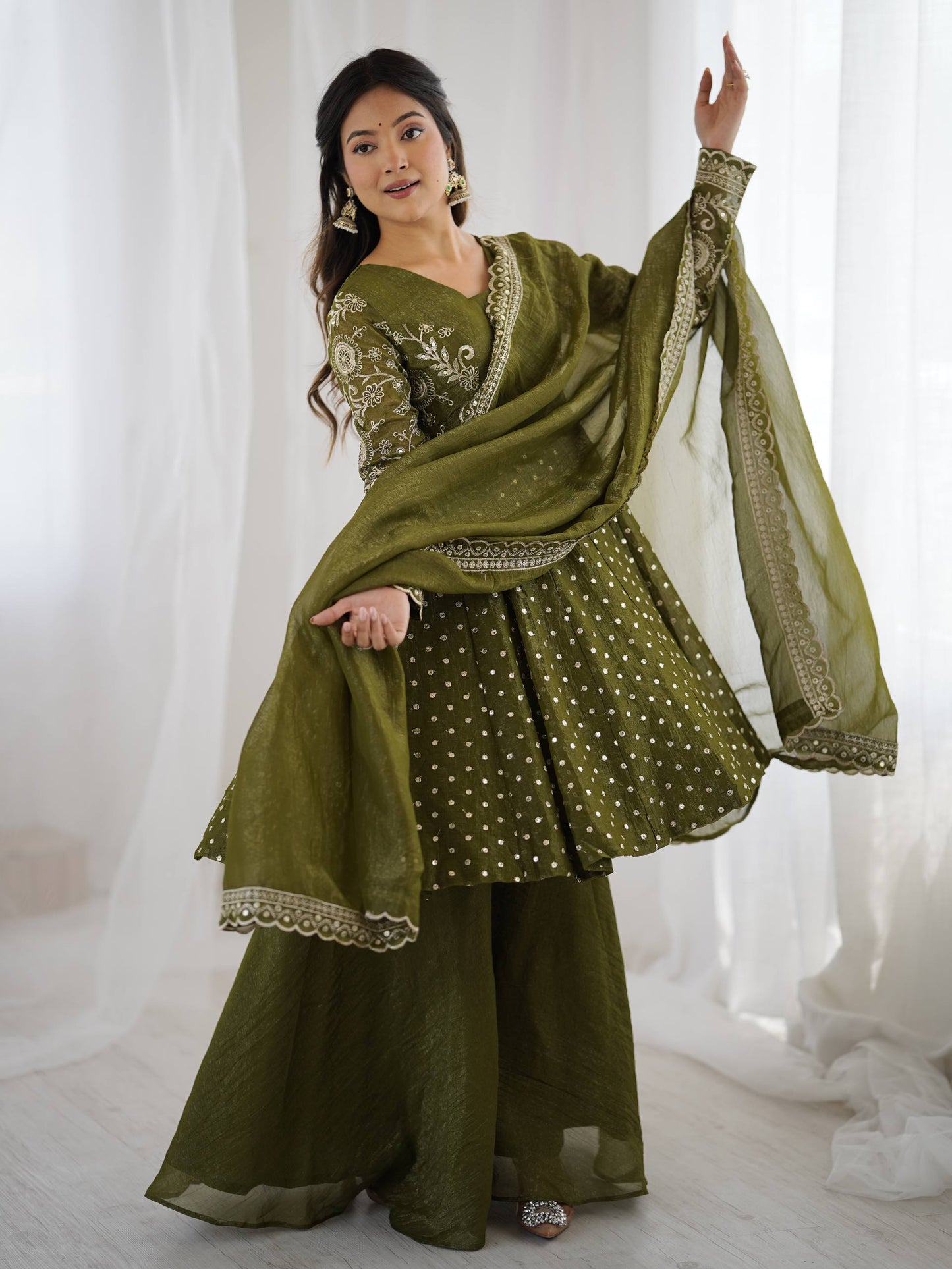 Vibrant Traditional Outfits for Modern Women | Sharara Set For Women