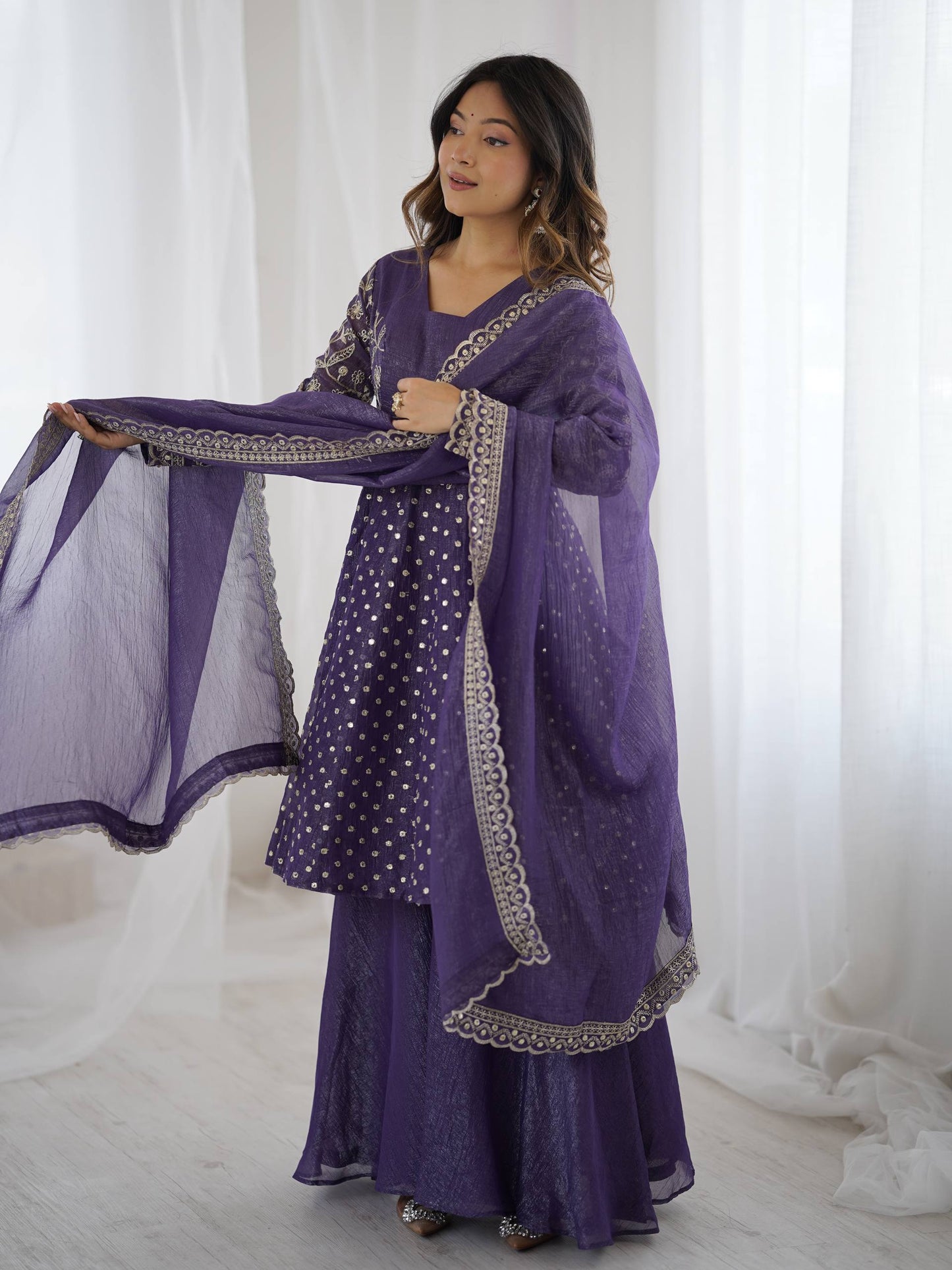Vibrant Traditional Outfits for Modern Women | Sharara Set For Women