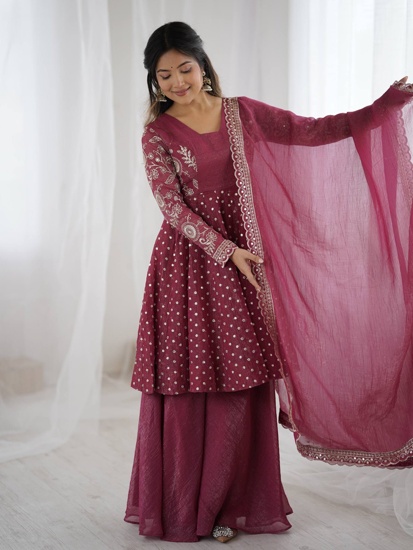 Vibrant Traditional Outfits for Modern Women | Sharara Set For Women