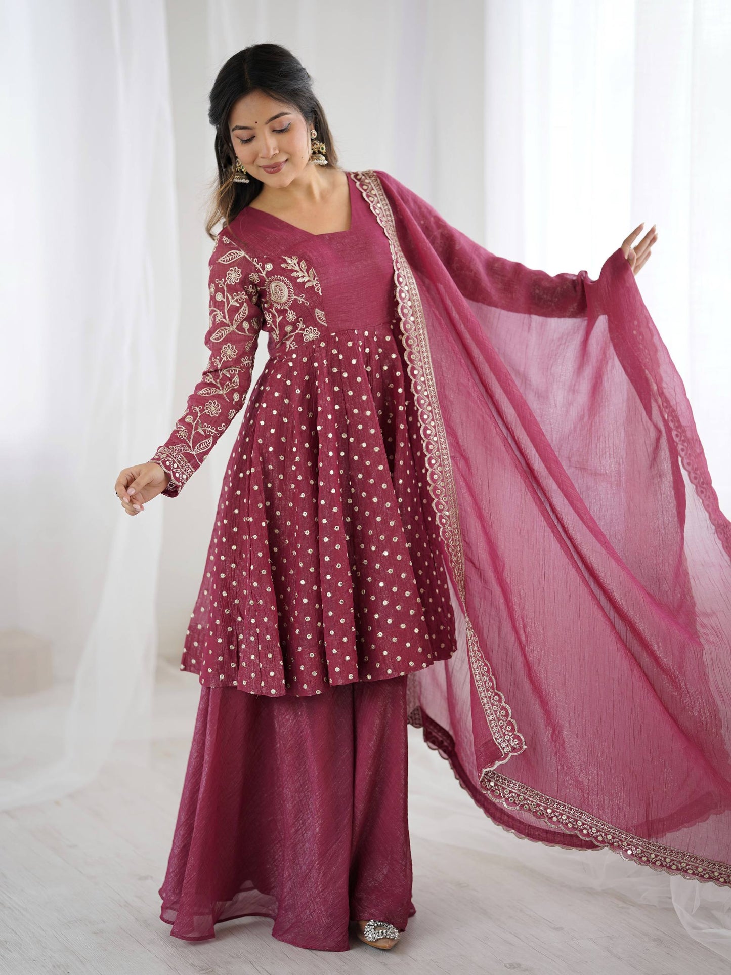 Vibrant Traditional Outfits for Modern Women | Sharara Set For Women