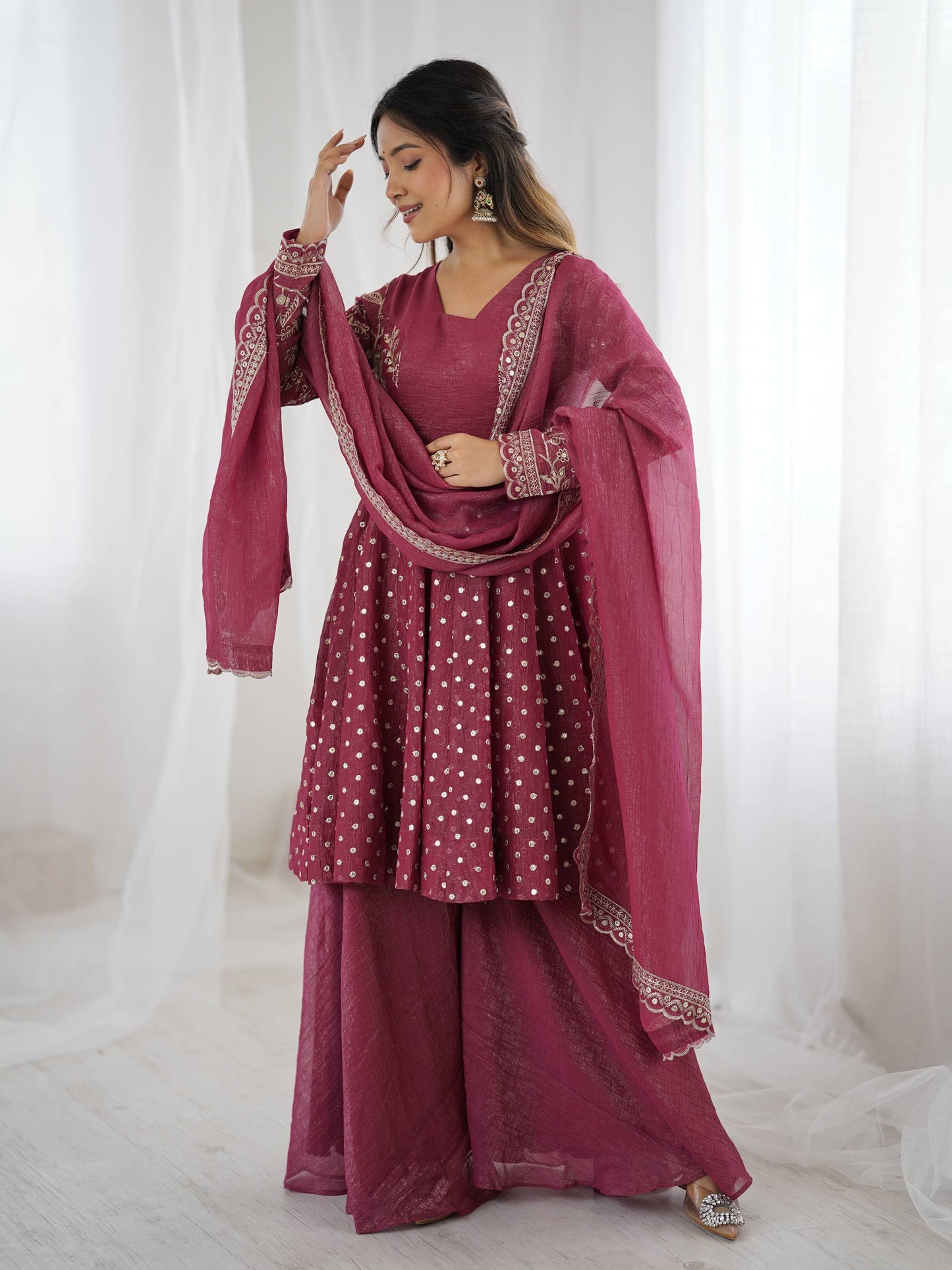 Vibrant Traditional Outfits for Modern Women | Sharara Set For Women
