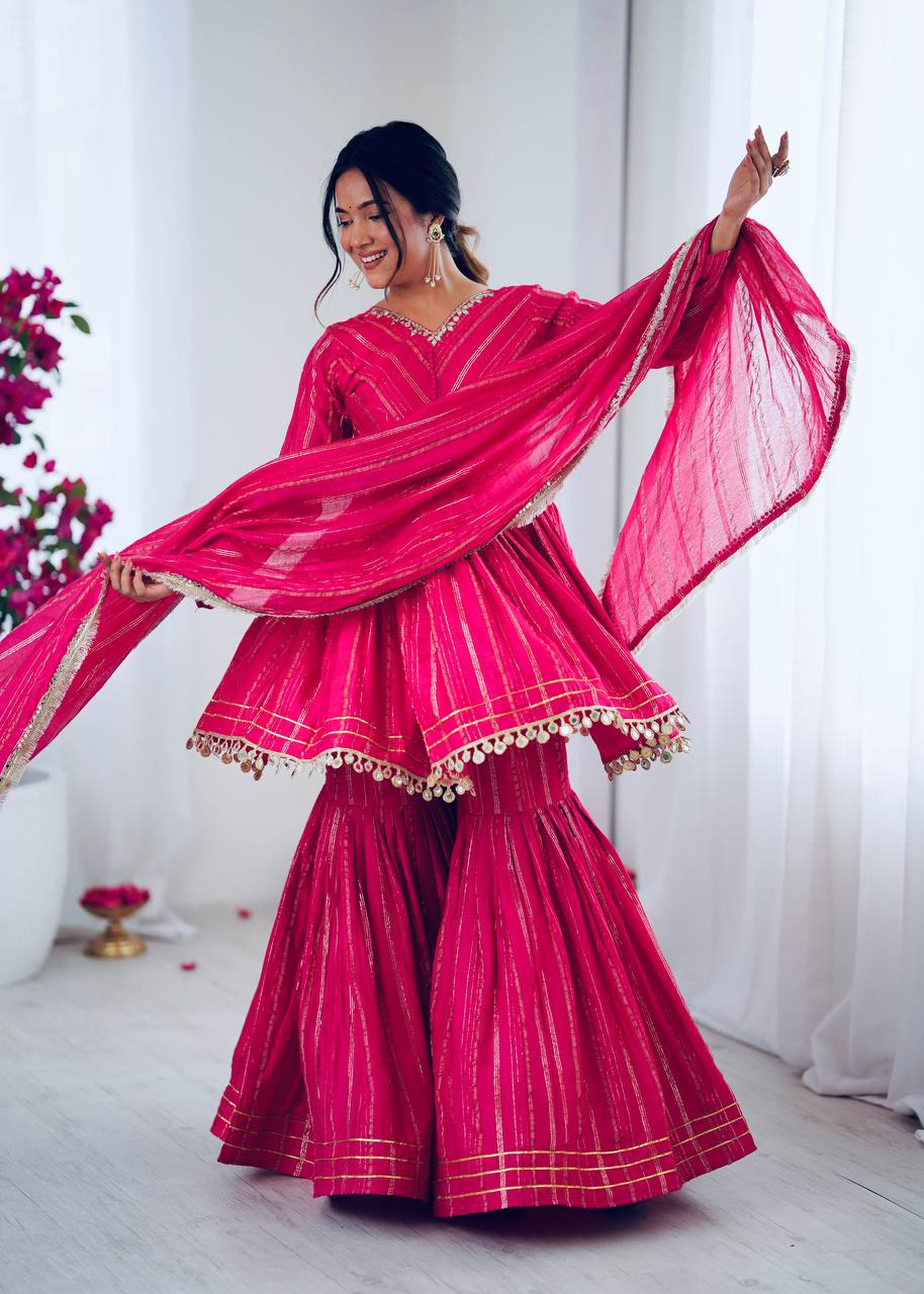 Elegant Ethnic Attire for Every Occasion | Sharara Set For Women