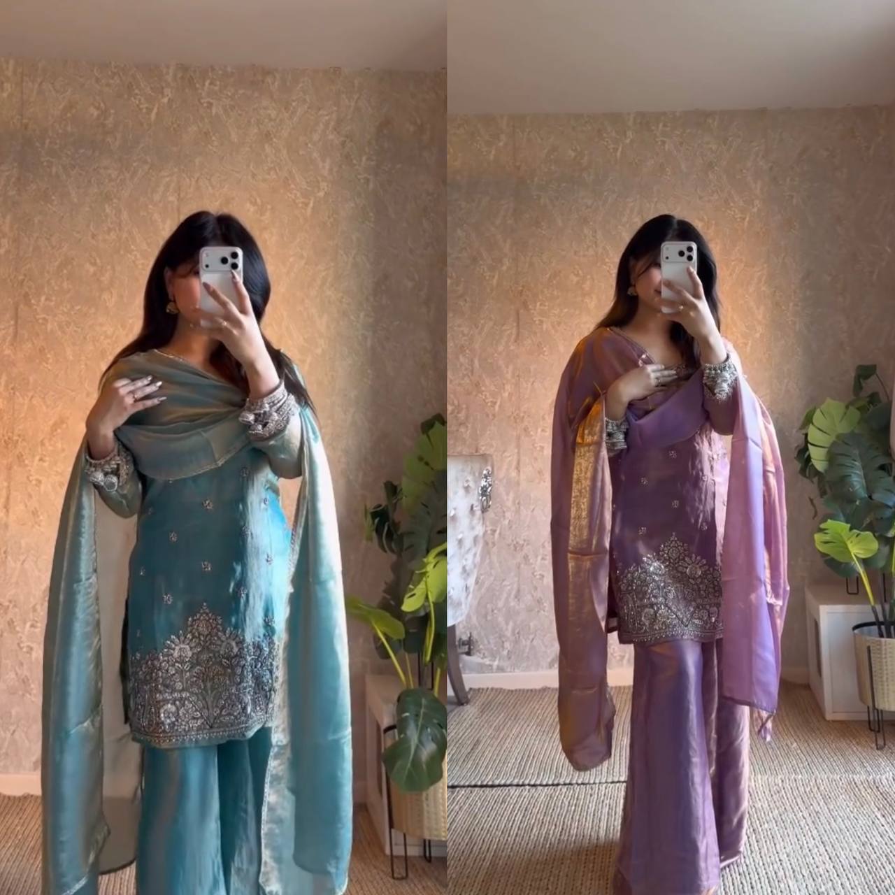 Chic Heritage Ensemble | Sharara Set For Women