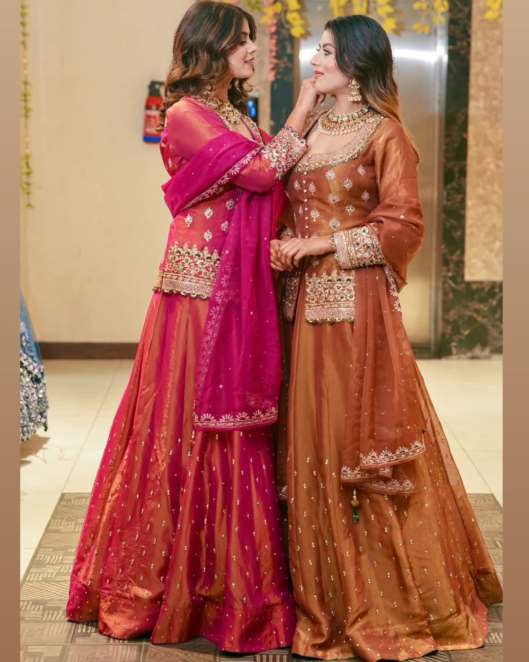 Royal Festive Lehenga Choli Pair with Handcrafted Detailing