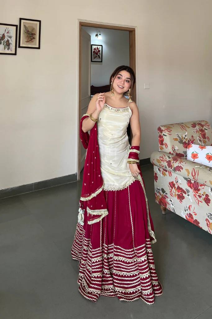 Vibrant Whirls: Celebrate in Style Today | Sharara Set For Women